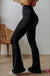 Black V Shape High Waist Flared Leggings Dear lover