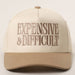 EXPENSIVE and DIFFICULT Embroidered Trucker Hat Fashion City