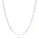 0.6mm Box Chain 10k White Gold - LECCE