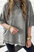 Philippine Gray Mineral Wash Exposed Seam Drop Shoulder Oversized Tee Dear lover