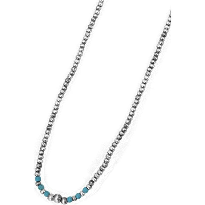 Western Navajo Pearl Gemstone Bead Necklace