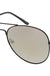 Aviator Black Frame Mirror Lens Sunglasses Yoomoo