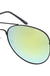 Aviator Black Frame Mirror Lens Sunglasses Yoomoo