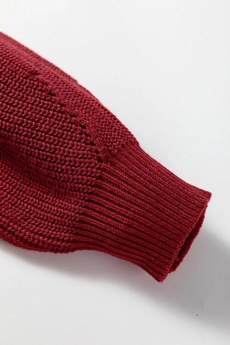 Front Seam Loose Sweater