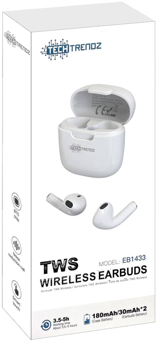 Earbuds w/Case - Compatible with All Smartphones