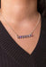 Set the Bar High Sterling Silver Necklace - MADE TO ORDER Krush Kandy