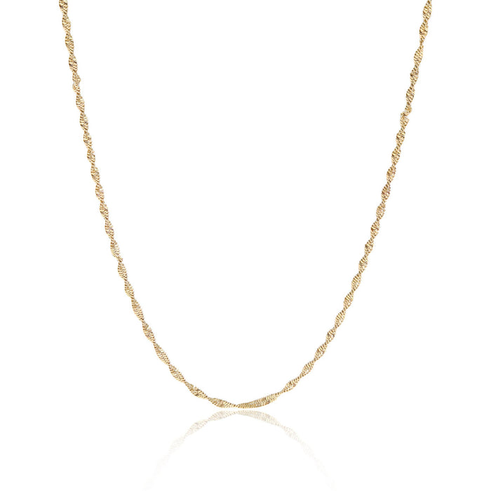 Stainless Steel Singapore Dainty Chain Necklace