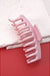 Oversized Matte Claw Clip Wall to wall