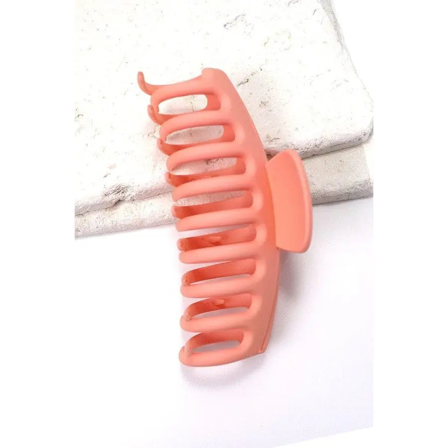 Oversized Matte Claw Clip Wall to wall