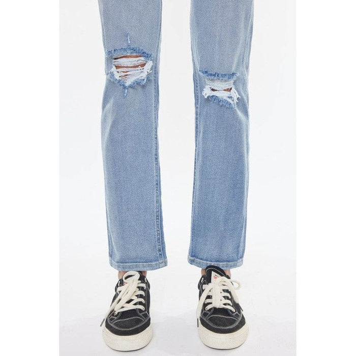 Kancan High Rise Slim Straight Jeans