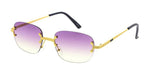 Unisex Metal Medium '90s Vintage Inspired Sunglasses Yoomoo