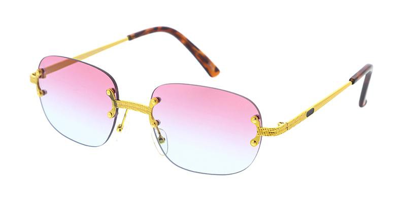 Unisex Metal Medium '90s Vintage Inspired Sunglasses Yoomoo