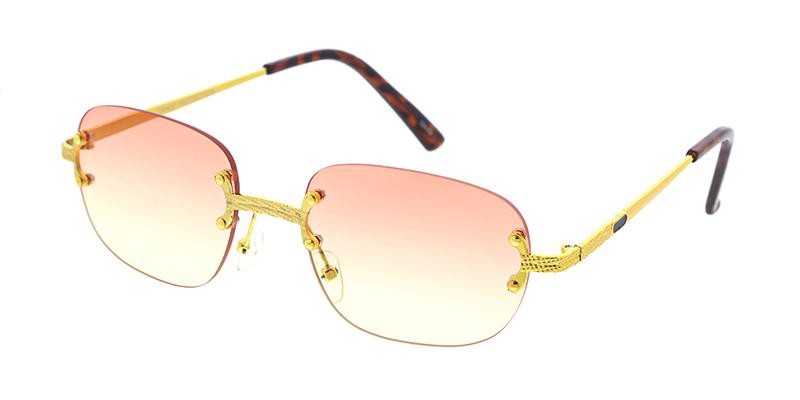 Unisex Metal Medium '90s Vintage Inspired Sunglasses Yoomoo