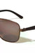 Modern Slim Frame Wide Rectangle Aviators Sunglasses Yoomoo
