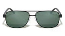 Modern Slim Frame Wide Rectangle Aviators Sunglasses Yoomoo