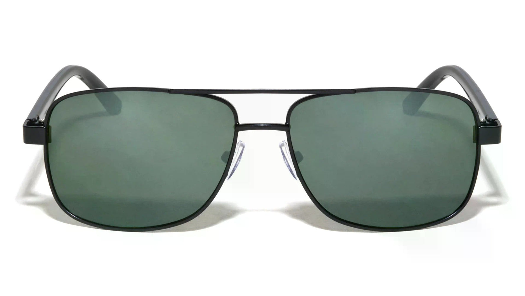 Modern Slim Frame Wide Rectangle Aviators Sunglasses Yoomoo