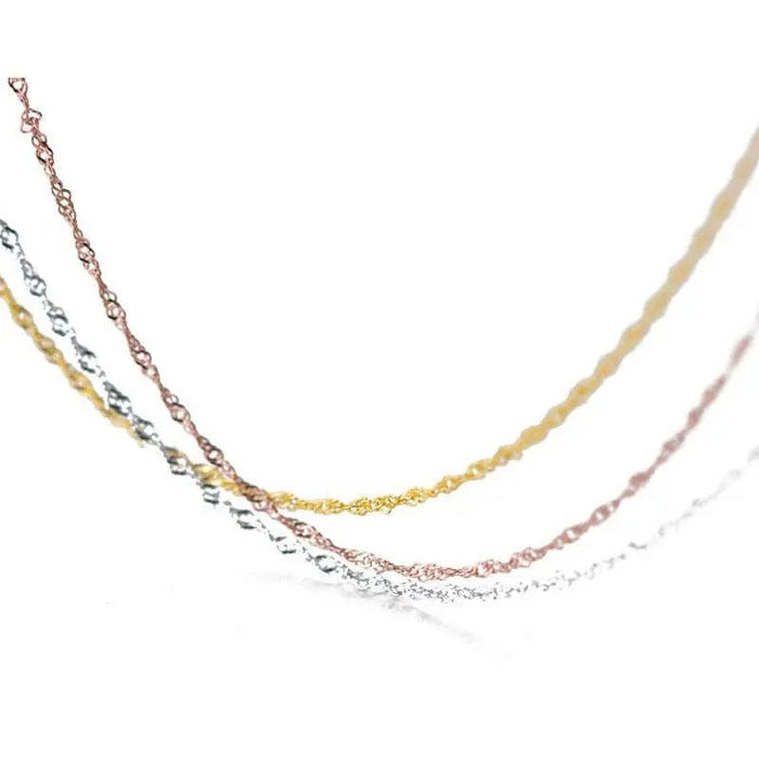 18" Necklace Chain in 925 Sterling Silver - LECCE