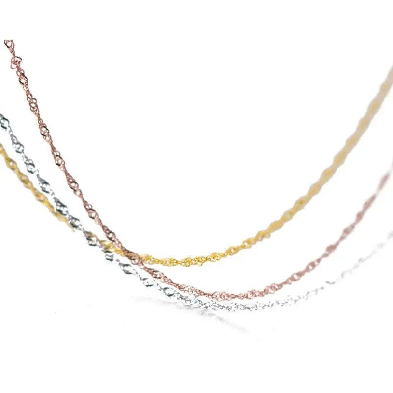 18" Necklace Chain in 925 Sterling Silver - LECCE