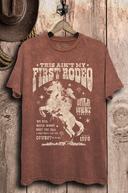 This Aint My First Rodeo Graphic Top