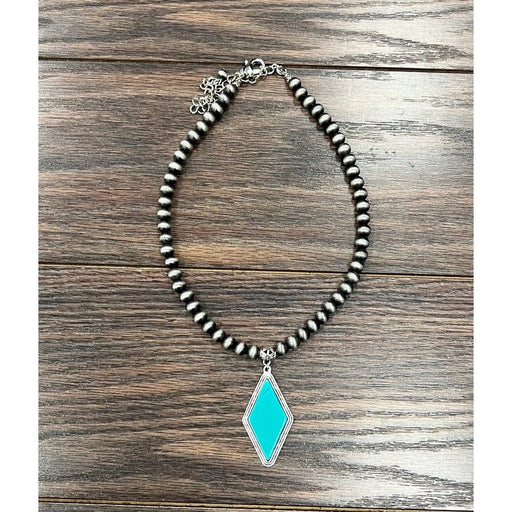 Navajo Pearl Turquoise Necklace
