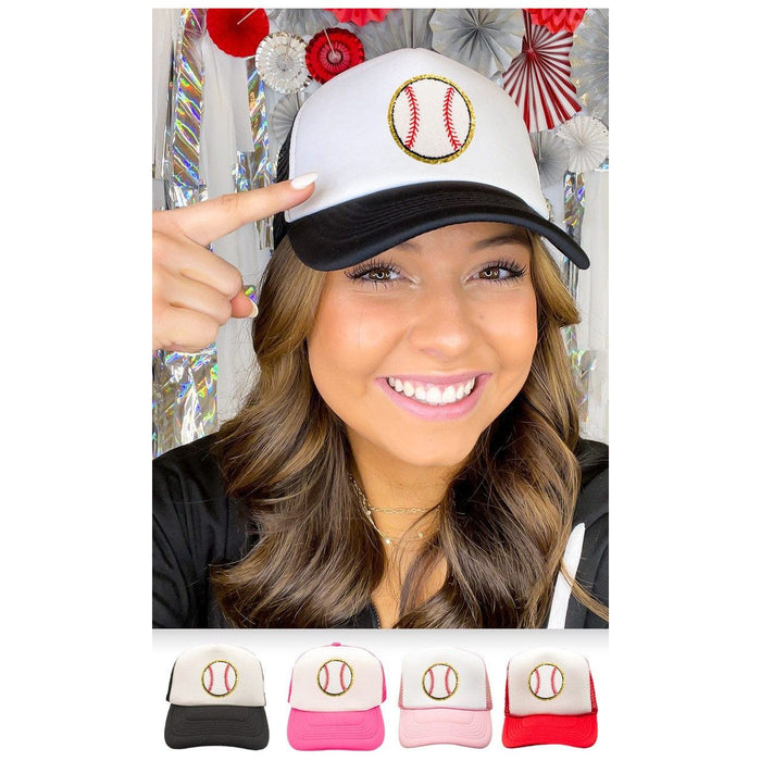 Baseball Ideal Chenille Trucker Hat