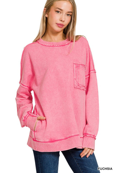Sweatshirt with pockets