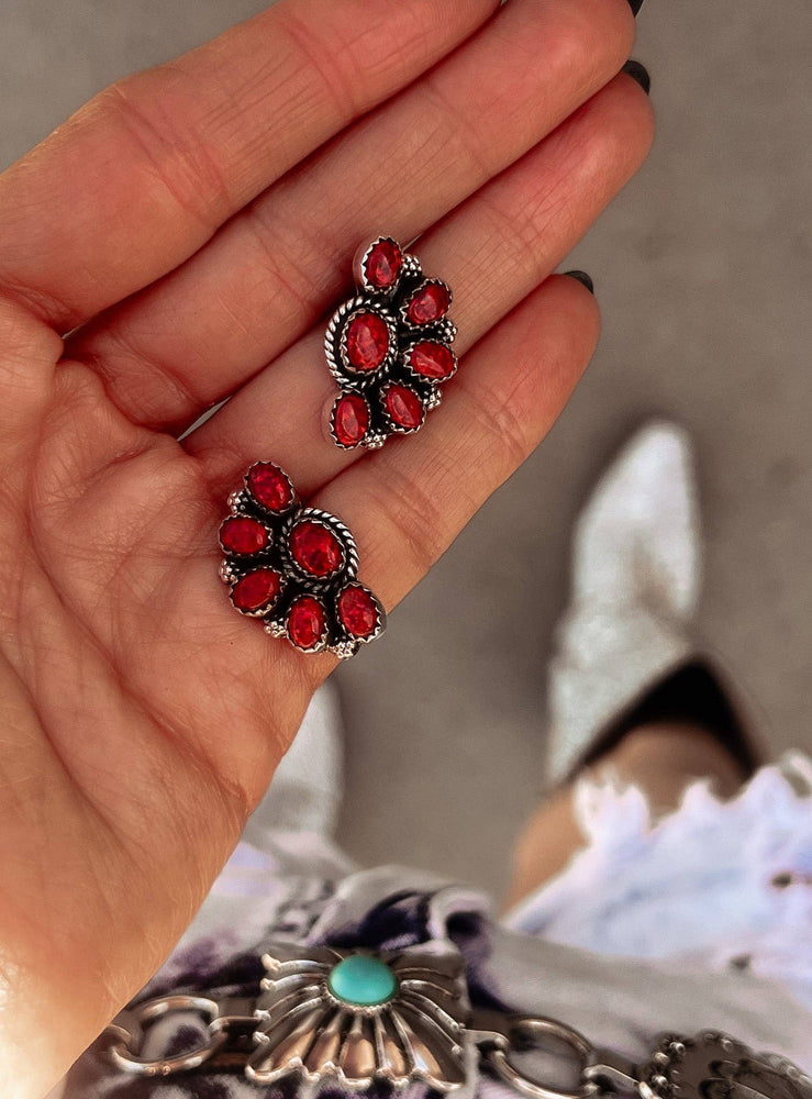 Cute Little Half Cluster Blossom Earrings - MADE TO ORDER Krush Kandy