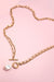 18K Gold Double Layer Pearl Drop Toggle Necklace - LECCE