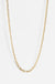 18K Gold Figaro Chain Necklace Stainless Steel - LECCE