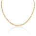 18K Gold Figaro Chain Necklace Stainless Steel - LECCE