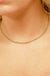 18K Gold Figaro Chain Necklace Stainless Steel - LECCE