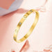 18k Non - tarnish Waterproof Stainless Steel Bangle - LECCE