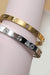 18k Non - tarnish Waterproof Stainless Steel Bangle - LECCE