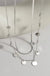 18k Stainless Steel Tarnish Free Disc Necklace - LECCE