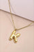 18k Stainless Steel Tarnish Free Initial Necklace - LECCE