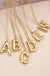 18k Stainless Steel Tarnish Free Initial Necklace - LECCE