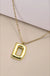 18k Stainless Steel Tarnish Free Initial Necklace - LECCE