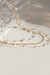 18k Stainless Steel Tarnish Free Layered Necklace - LECCE