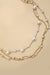 18k Stainless Steel Tarnish Free Layered Necklace - LECCE