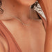 18k Stainless Steel Tarnish Free Mama Necklace - LECCE