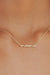 18k Stainless Steel Tarnish Free Mama Necklace - LECCE