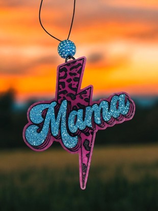 Mama Lightning Bolt Car Freshie