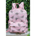 Blowing Bubble Gum Highland Cow Printed Medium Size Backpack.