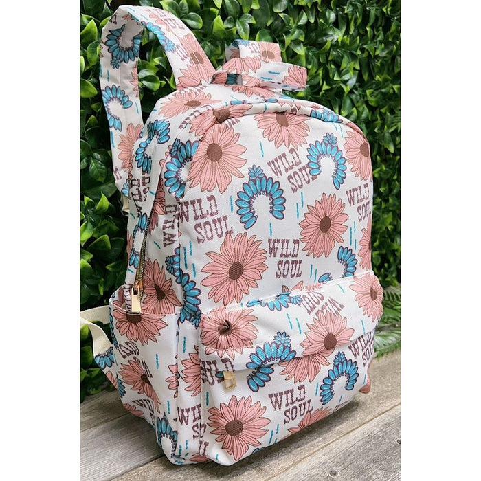Wild Soul Printed Medium Size Backpack