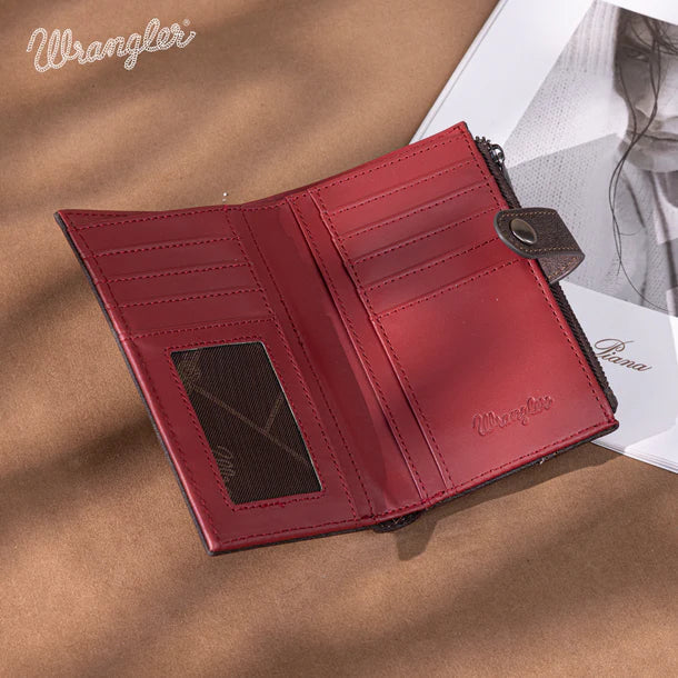 Wrangler Card Holder Bi-Fold Wallet Montana West