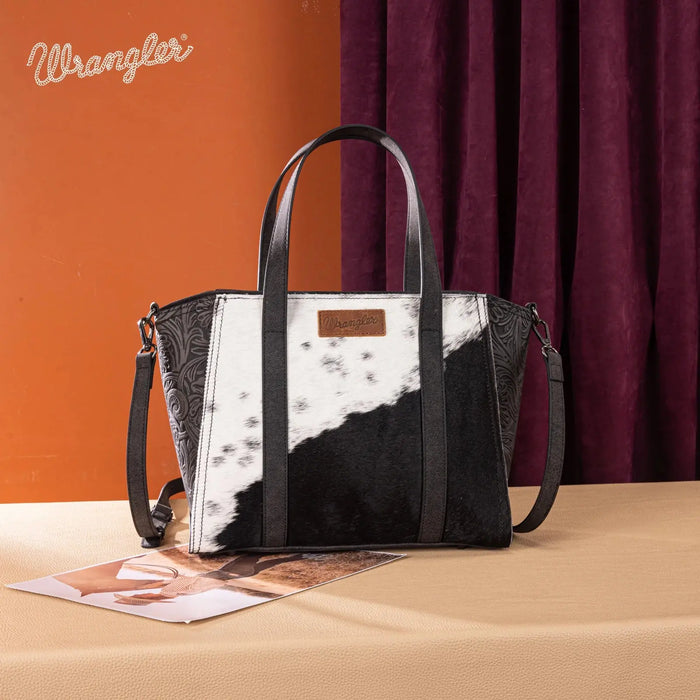Wrangler Genuine Cowhide Large Tote Montana West
