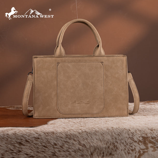 Montana West Tooled Collection Tote/Crossbody