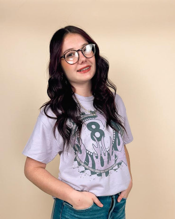 8 Ball with Flames Tee