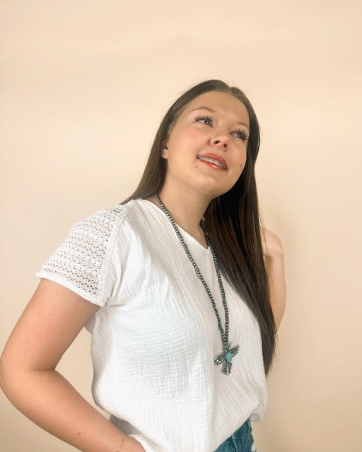 Western Thunderbird Gemstone Navajo Pearl Necklace & Earring Set blandice jewelry