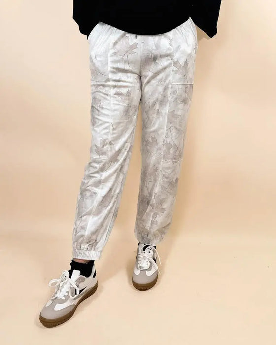 Baggy Camo Joggers with Drawstring Dear lover